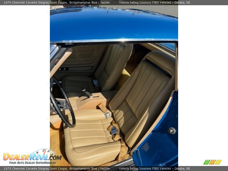 Front Seat of 1970 Chevrolet Corvette Stingray Sport Coupe Photo #6