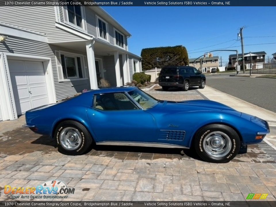 Bridgehampton Blue 1970 Chevrolet Corvette Stingray Sport Coupe Photo #9