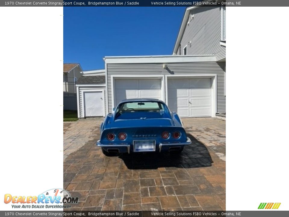 1970 Chevrolet Corvette Stingray Sport Coupe Bridgehampton Blue / Saddle Photo #11