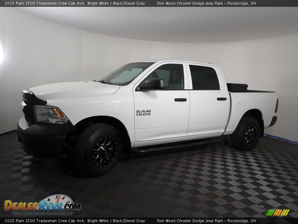 Bright White 2015 Ram 1500 Tradesman Crew Cab 4x4 Photo #5