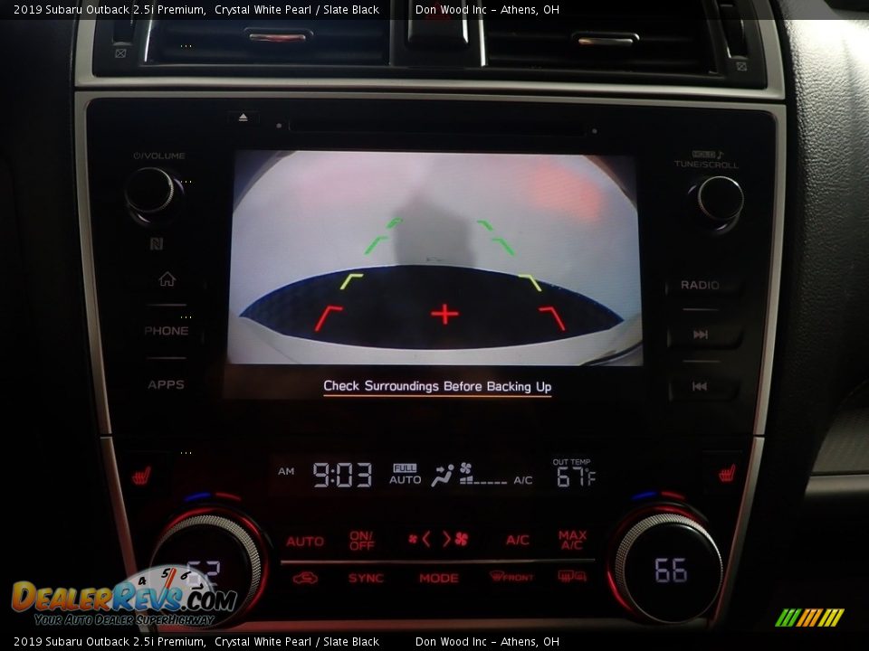 2019 Subaru Outback 2.5i Premium Crystal White Pearl / Slate Black Photo #2