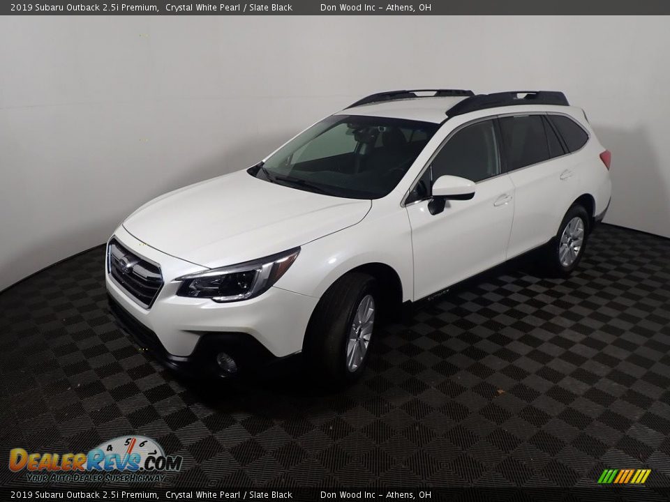 2019 Subaru Outback 2.5i Premium Crystal White Pearl / Slate Black Photo #9