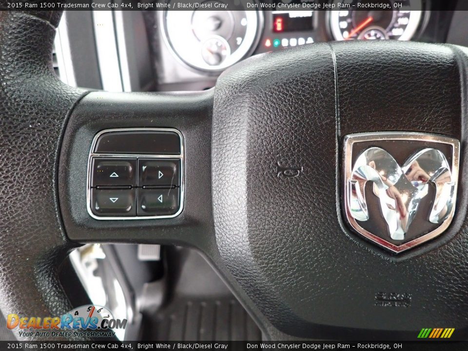 2015 Ram 1500 Tradesman Crew Cab 4x4 Steering Wheel Photo #15