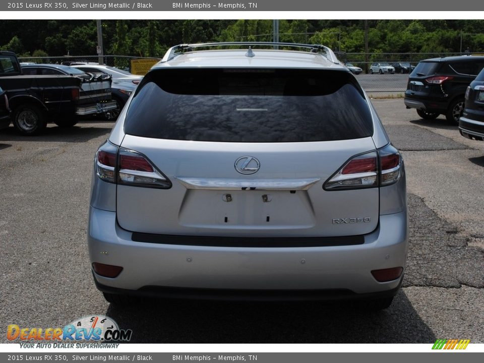 2015 Lexus RX 350 Silver Lining Metallic / Black Photo #4