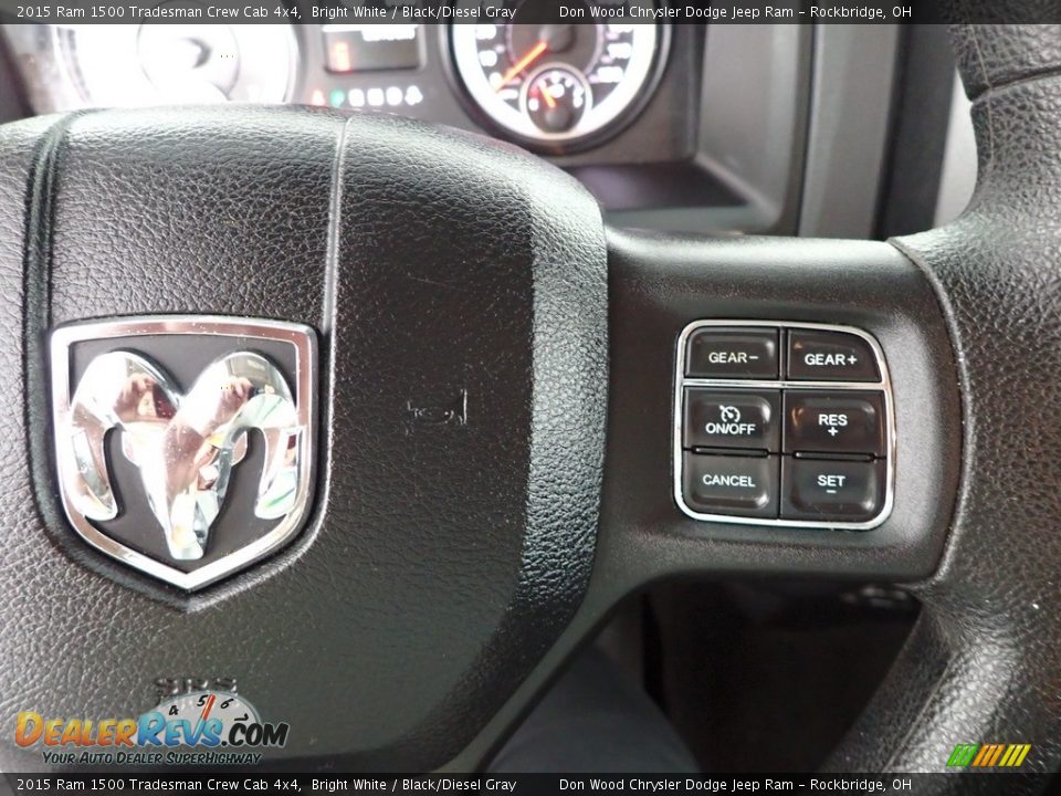 2015 Ram 1500 Tradesman Crew Cab 4x4 Steering Wheel Photo #16