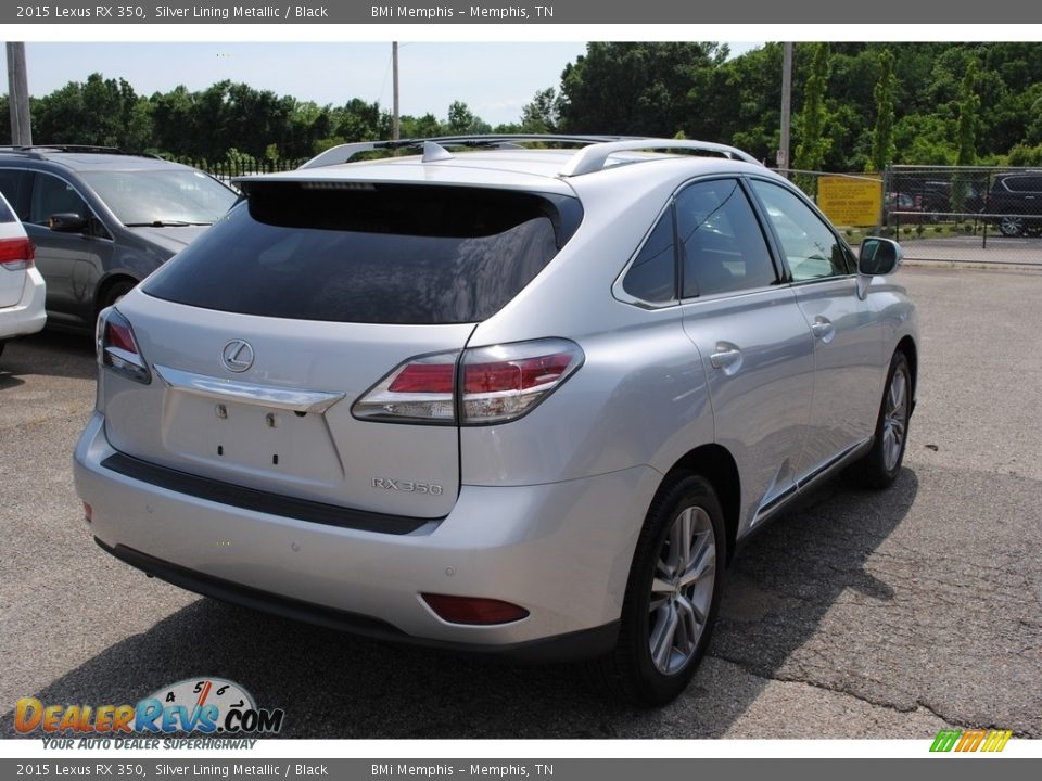 2015 Lexus RX 350 Silver Lining Metallic / Black Photo #5