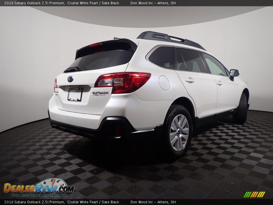 2019 Subaru Outback 2.5i Premium Crystal White Pearl / Slate Black Photo #16