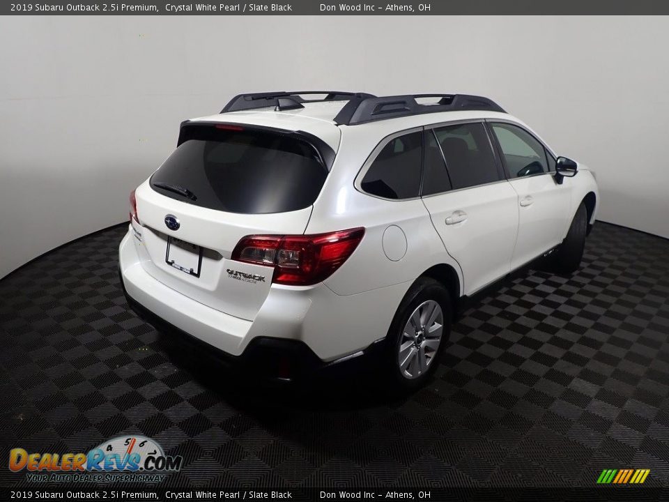 2019 Subaru Outback 2.5i Premium Crystal White Pearl / Slate Black Photo #17