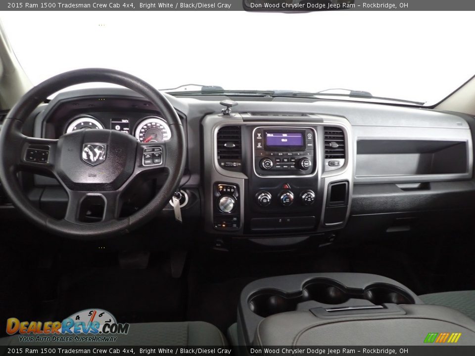 Dashboard of 2015 Ram 1500 Tradesman Crew Cab 4x4 Photo #24