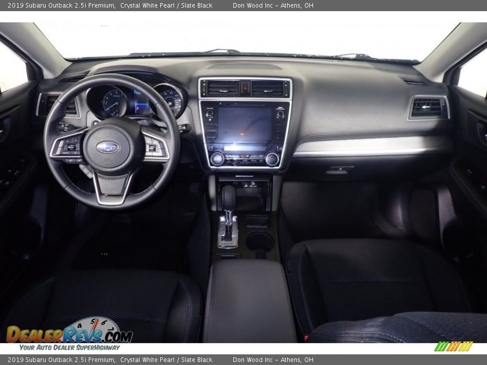 2019 Subaru Outback 2.5i Premium Crystal White Pearl / Slate Black Photo #24