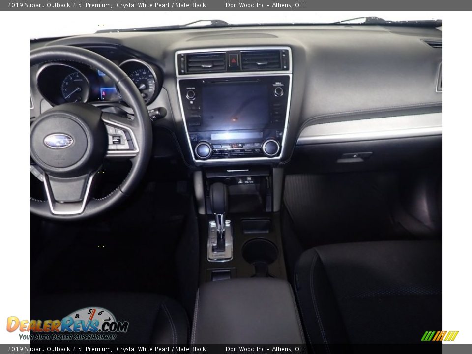 2019 Subaru Outback 2.5i Premium Crystal White Pearl / Slate Black Photo #25