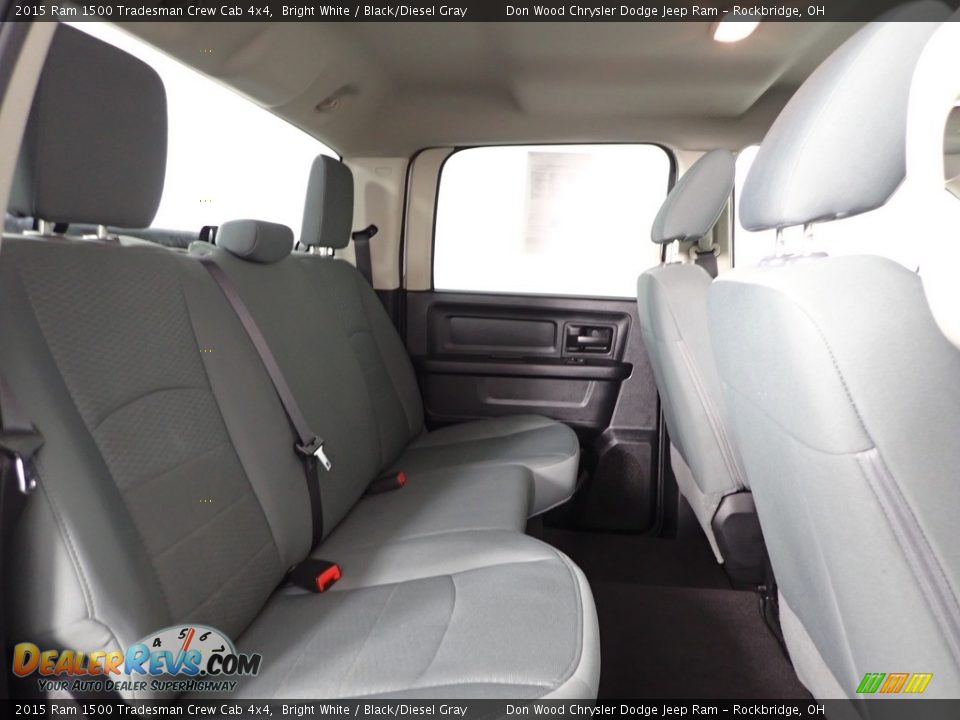 Rear Seat of 2015 Ram 1500 Tradesman Crew Cab 4x4 Photo #28
