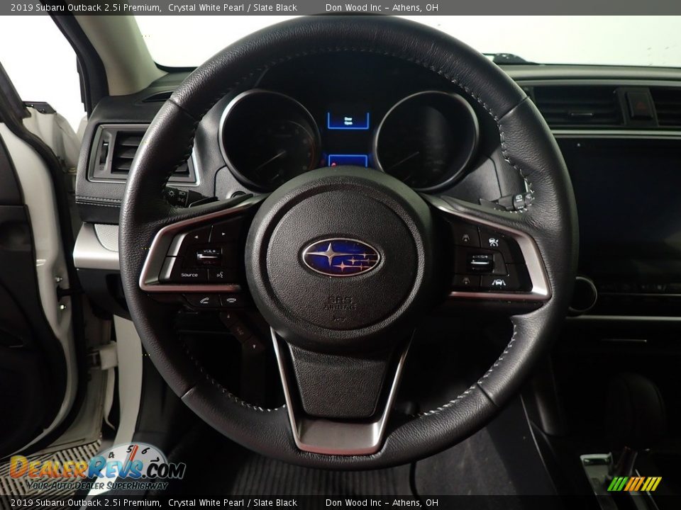 2019 Subaru Outback 2.5i Premium Crystal White Pearl / Slate Black Photo #27