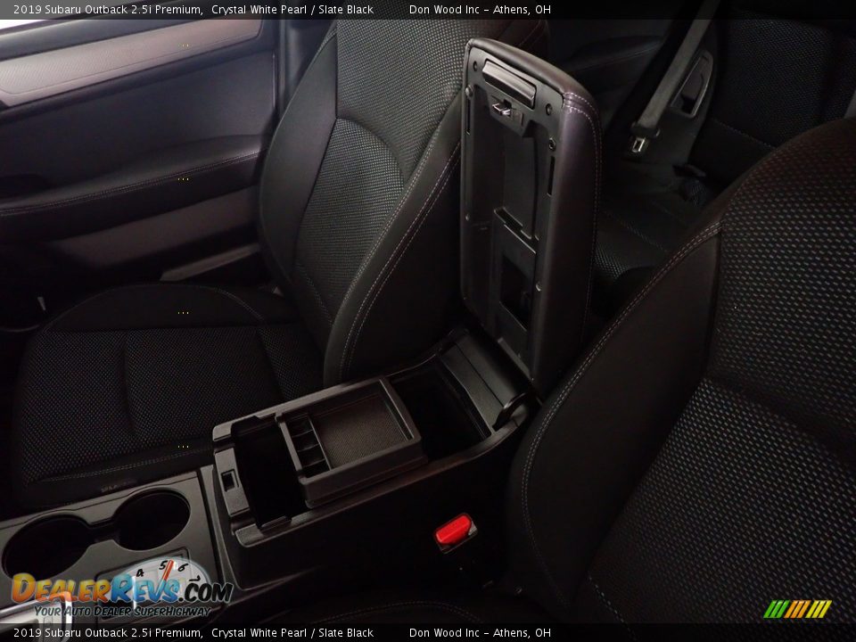 2019 Subaru Outback 2.5i Premium Crystal White Pearl / Slate Black Photo #33
