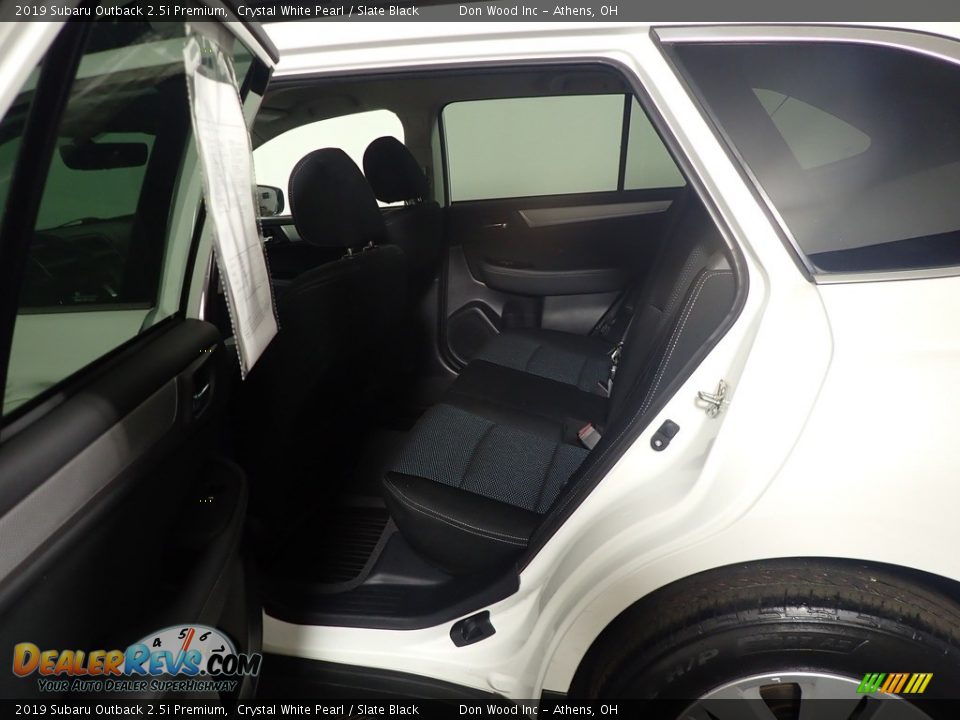 2019 Subaru Outback 2.5i Premium Crystal White Pearl / Slate Black Photo #35