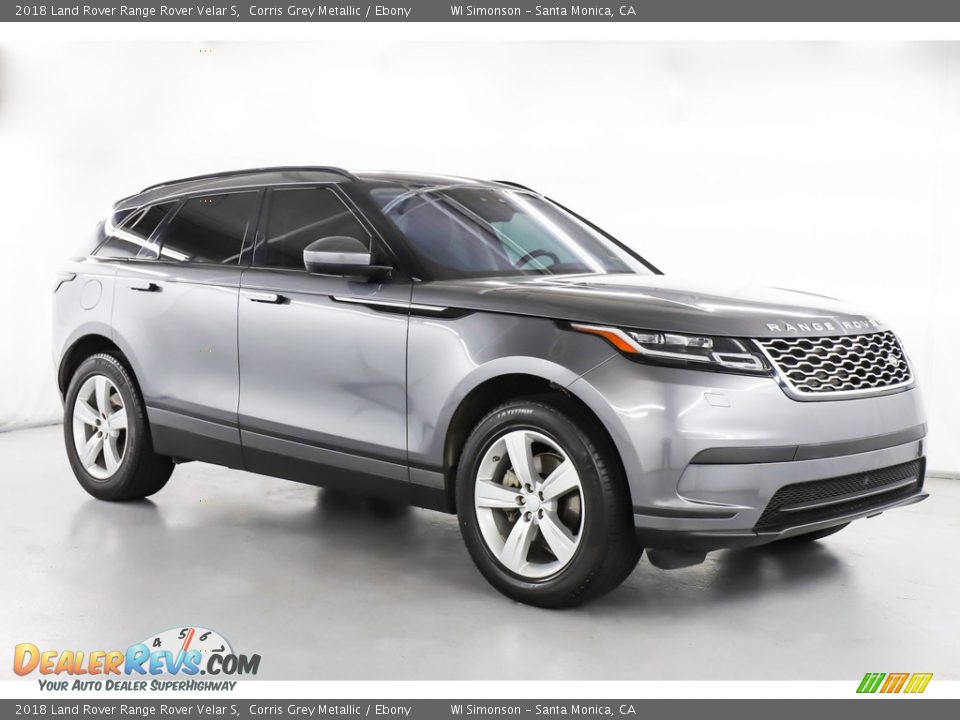 2018 Land Rover Range Rover Velar S Corris Grey Metallic / Ebony Photo #2