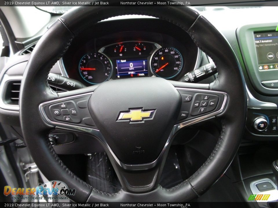 2019 Chevrolet Equinox LT AWD Silver Ice Metallic / Jet Black Photo #25