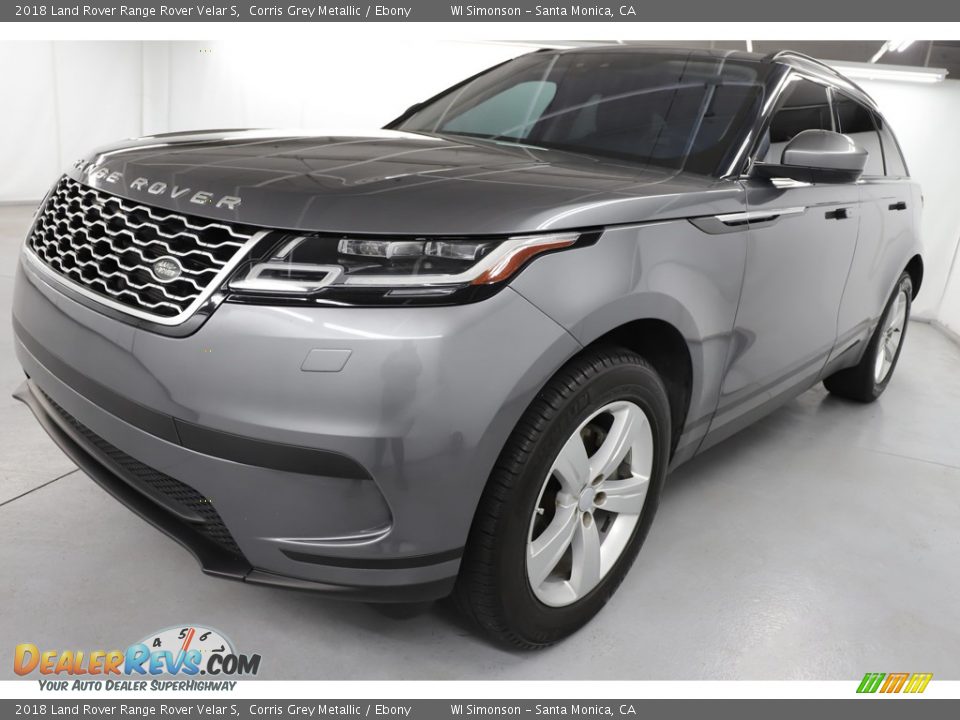 2018 Land Rover Range Rover Velar S Corris Grey Metallic / Ebony Photo #14