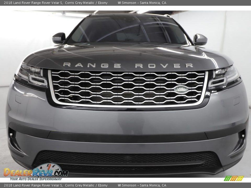 2018 Land Rover Range Rover Velar S Corris Grey Metallic / Ebony Photo #16