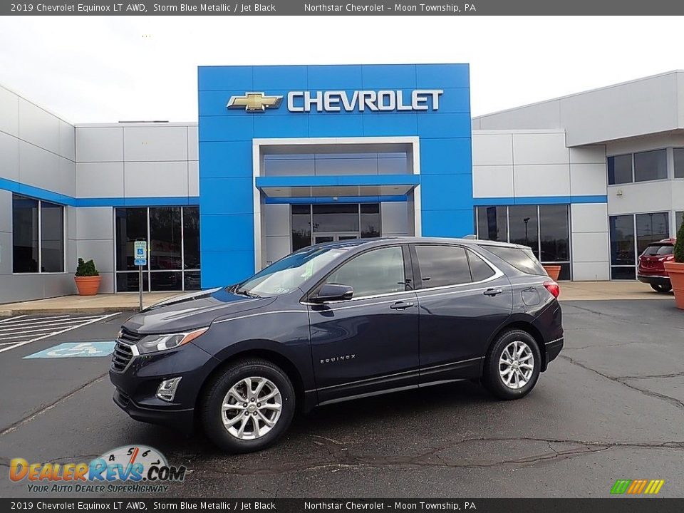 2019 Chevrolet Equinox LT AWD Storm Blue Metallic / Jet Black Photo #1