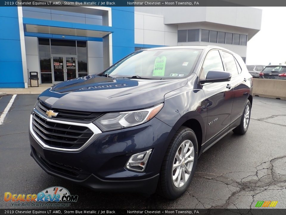 2019 Chevrolet Equinox LT AWD Storm Blue Metallic / Jet Black Photo #2