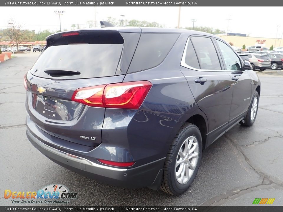 2019 Chevrolet Equinox LT AWD Storm Blue Metallic / Jet Black Photo #8