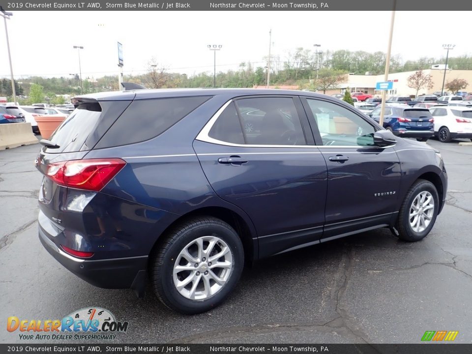 2019 Chevrolet Equinox LT AWD Storm Blue Metallic / Jet Black Photo #9