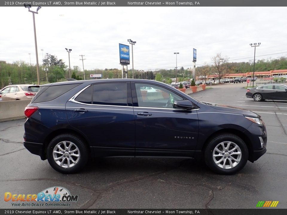 2019 Chevrolet Equinox LT AWD Storm Blue Metallic / Jet Black Photo #10