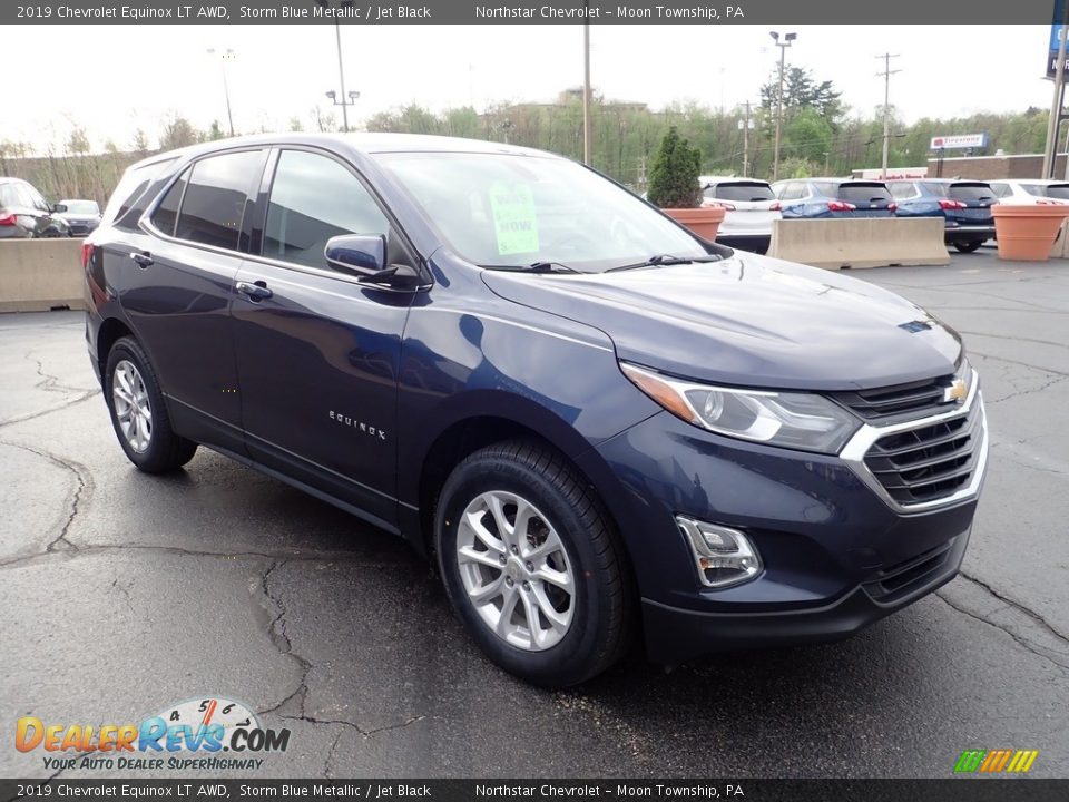 2019 Chevrolet Equinox LT AWD Storm Blue Metallic / Jet Black Photo #11