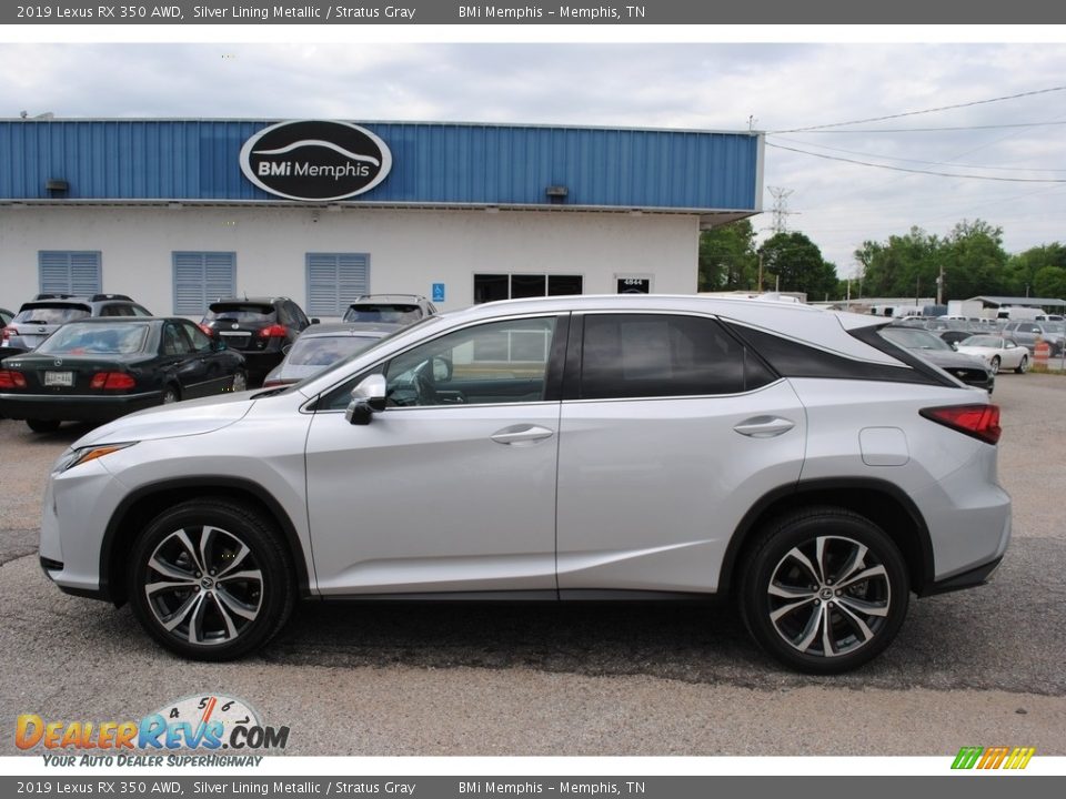 2019 Lexus RX 350 AWD Silver Lining Metallic / Stratus Gray Photo #2