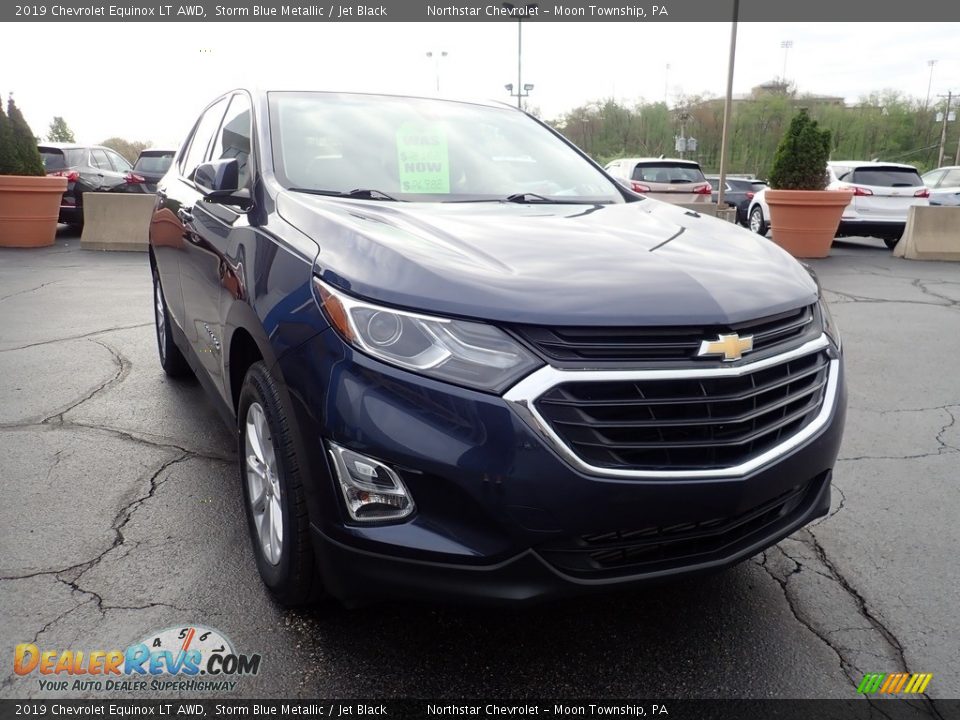 2019 Chevrolet Equinox LT AWD Storm Blue Metallic / Jet Black Photo #12