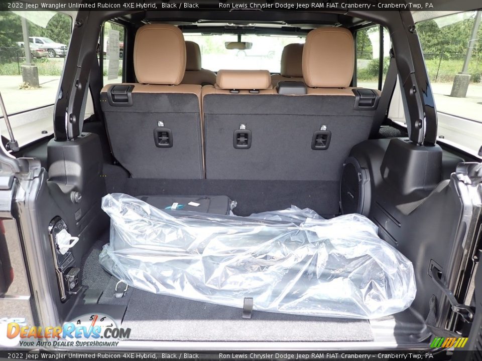 2022 Jeep Wrangler Unlimited Rubicon 4XE Hybrid Black / Black Photo #12