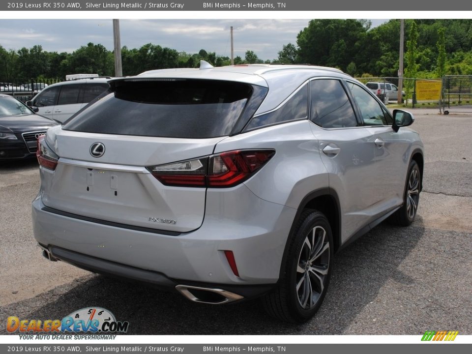 2019 Lexus RX 350 AWD Silver Lining Metallic / Stratus Gray Photo #5