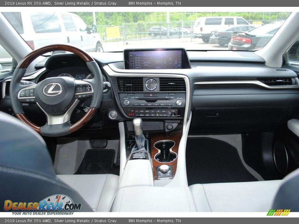 2019 Lexus RX 350 AWD Silver Lining Metallic / Stratus Gray Photo #9