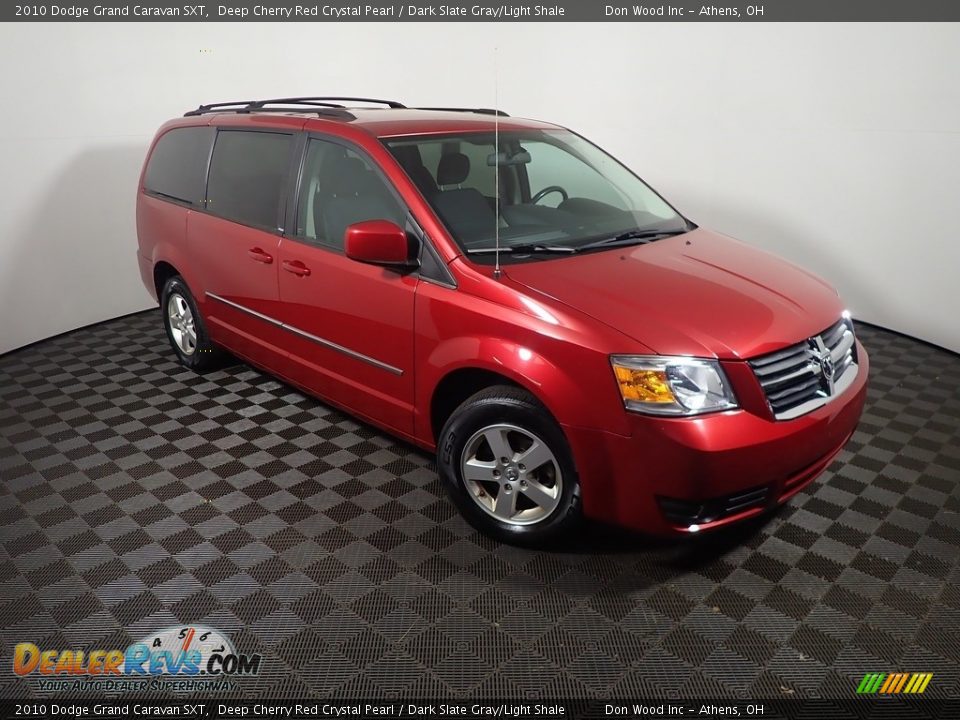 2010 Dodge Grand Caravan SXT Deep Cherry Red Crystal Pearl / Dark Slate Gray/Light Shale Photo #2