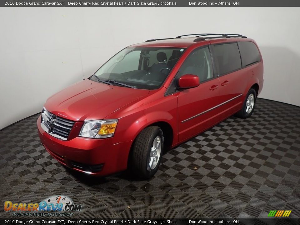 2010 Dodge Grand Caravan SXT Deep Cherry Red Crystal Pearl / Dark Slate Gray/Light Shale Photo #7