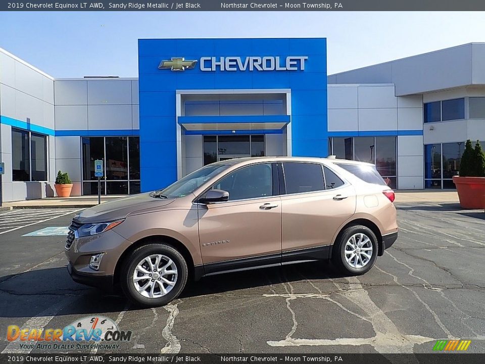 2019 Chevrolet Equinox LT AWD Sandy Ridge Metallic / Jet Black Photo #1