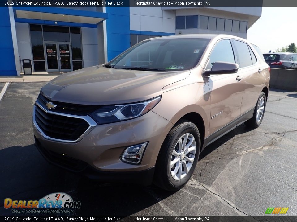 2019 Chevrolet Equinox LT AWD Sandy Ridge Metallic / Jet Black Photo #2