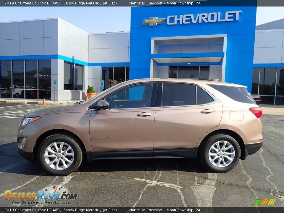 2019 Chevrolet Equinox LT AWD Sandy Ridge Metallic / Jet Black Photo #3