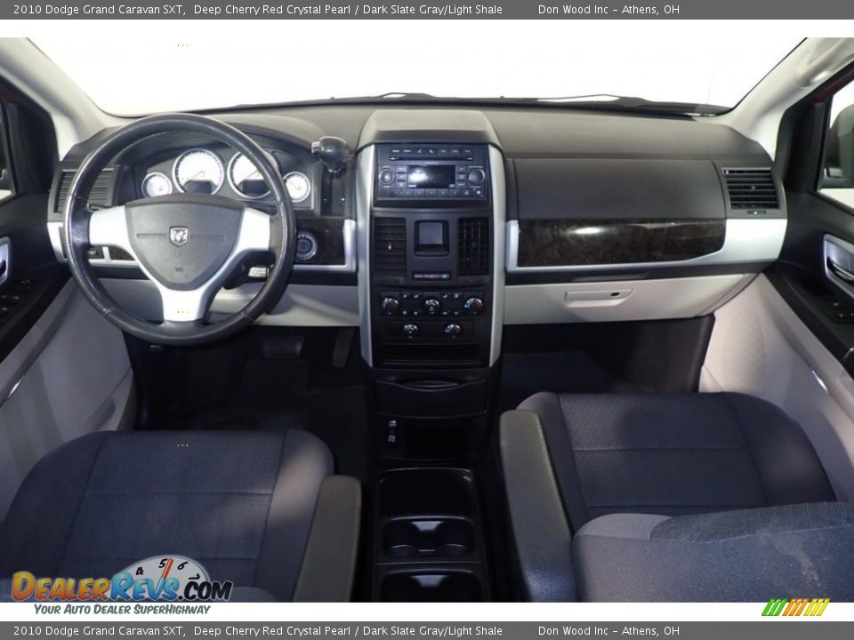 2010 Dodge Grand Caravan SXT Deep Cherry Red Crystal Pearl / Dark Slate Gray/Light Shale Photo #15