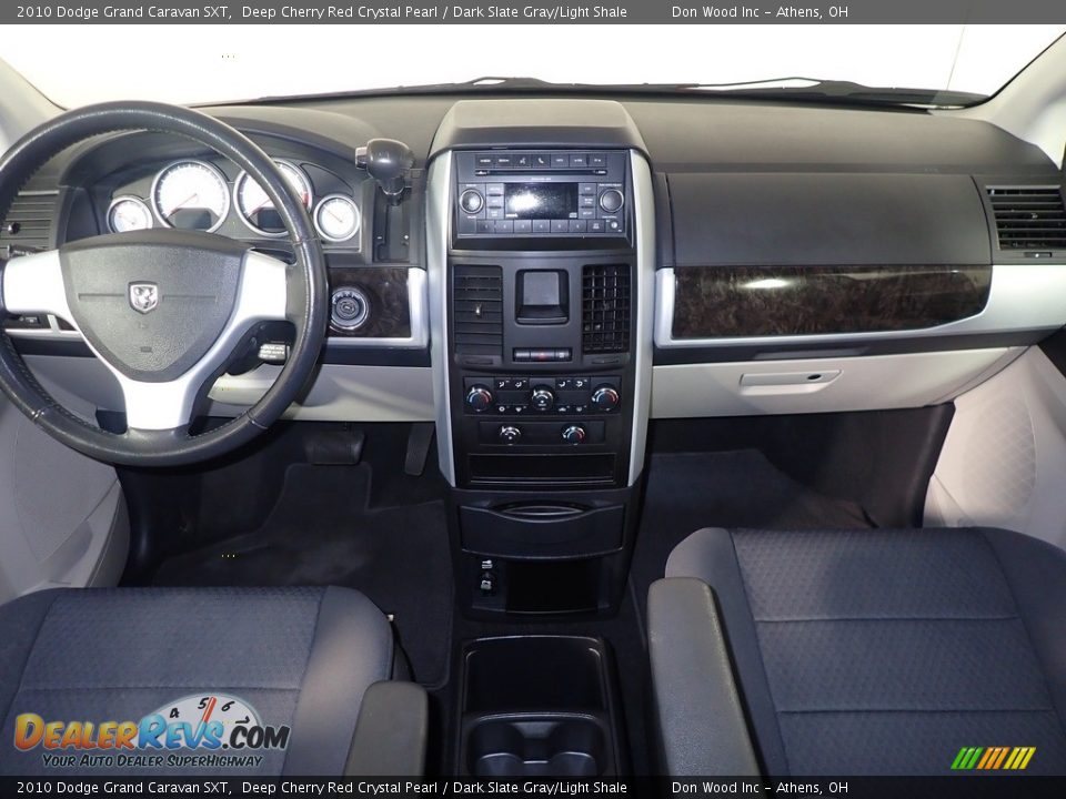 2010 Dodge Grand Caravan SXT Deep Cherry Red Crystal Pearl / Dark Slate Gray/Light Shale Photo #16