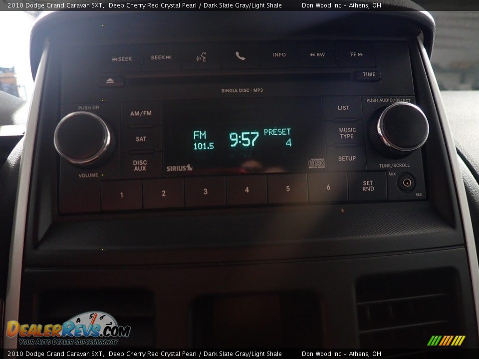 2010 Dodge Grand Caravan SXT Deep Cherry Red Crystal Pearl / Dark Slate Gray/Light Shale Photo #17