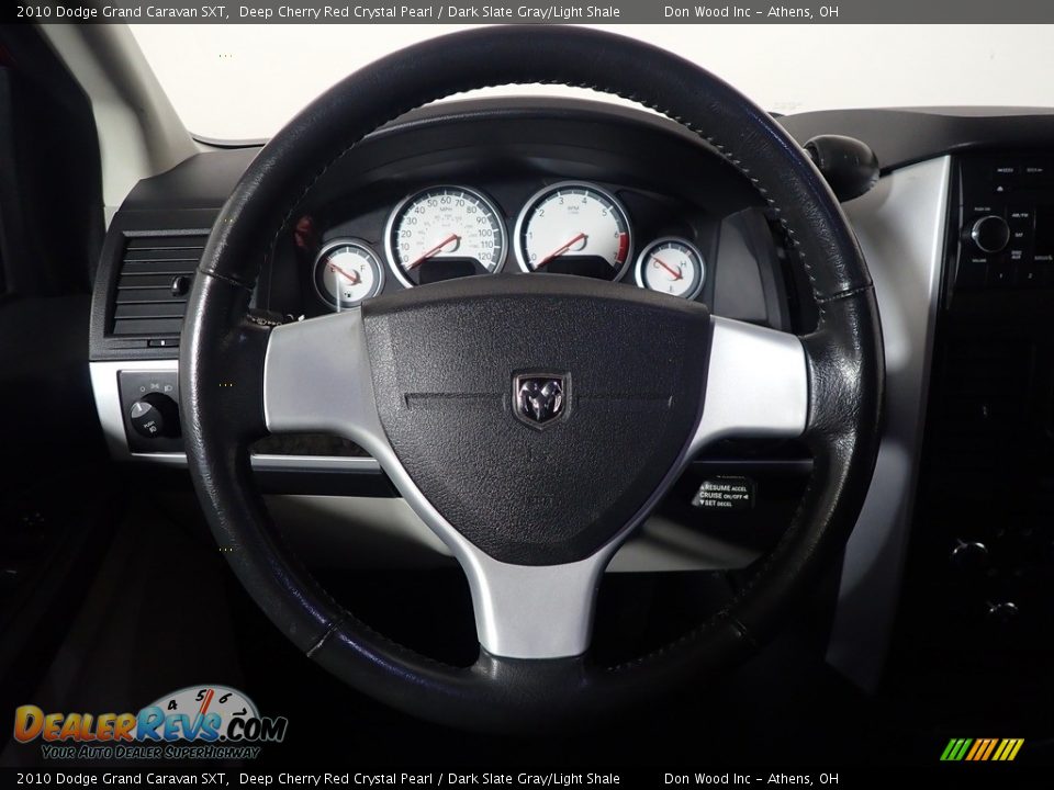 2010 Dodge Grand Caravan SXT Deep Cherry Red Crystal Pearl / Dark Slate Gray/Light Shale Photo #18