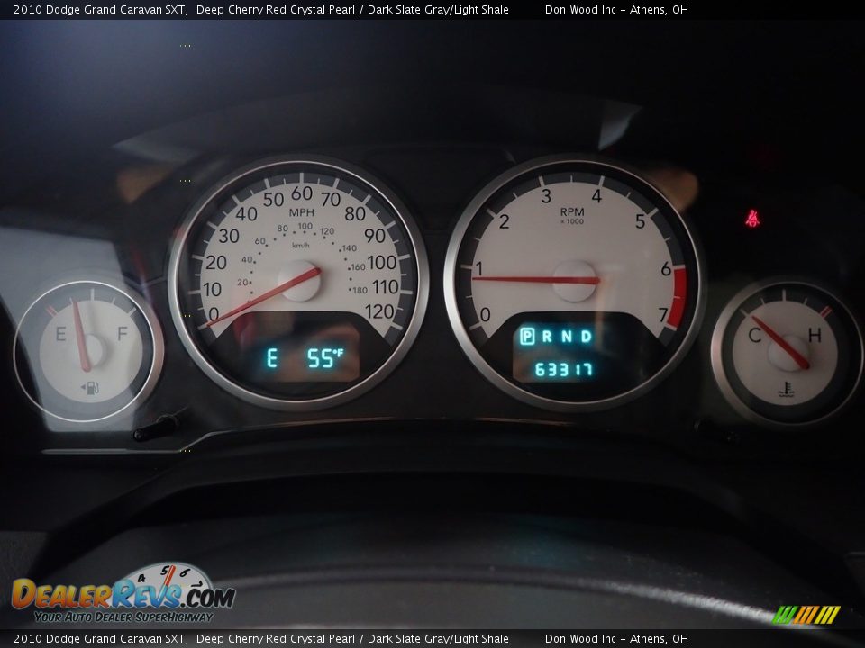 2010 Dodge Grand Caravan SXT Deep Cherry Red Crystal Pearl / Dark Slate Gray/Light Shale Photo #19