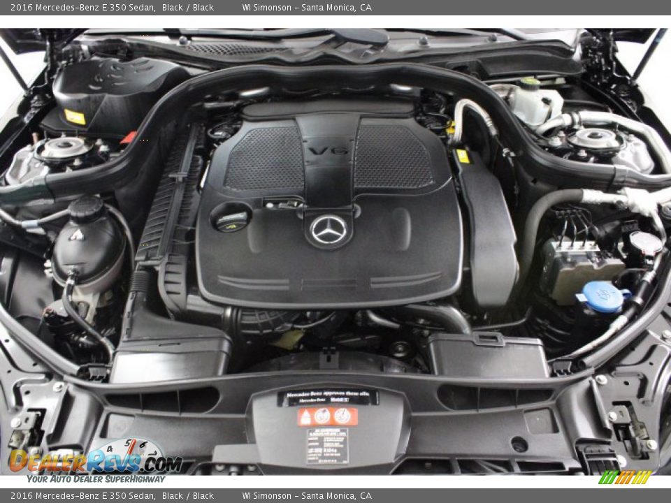 2016 Mercedes-Benz E 350 Sedan Black / Black Photo #32