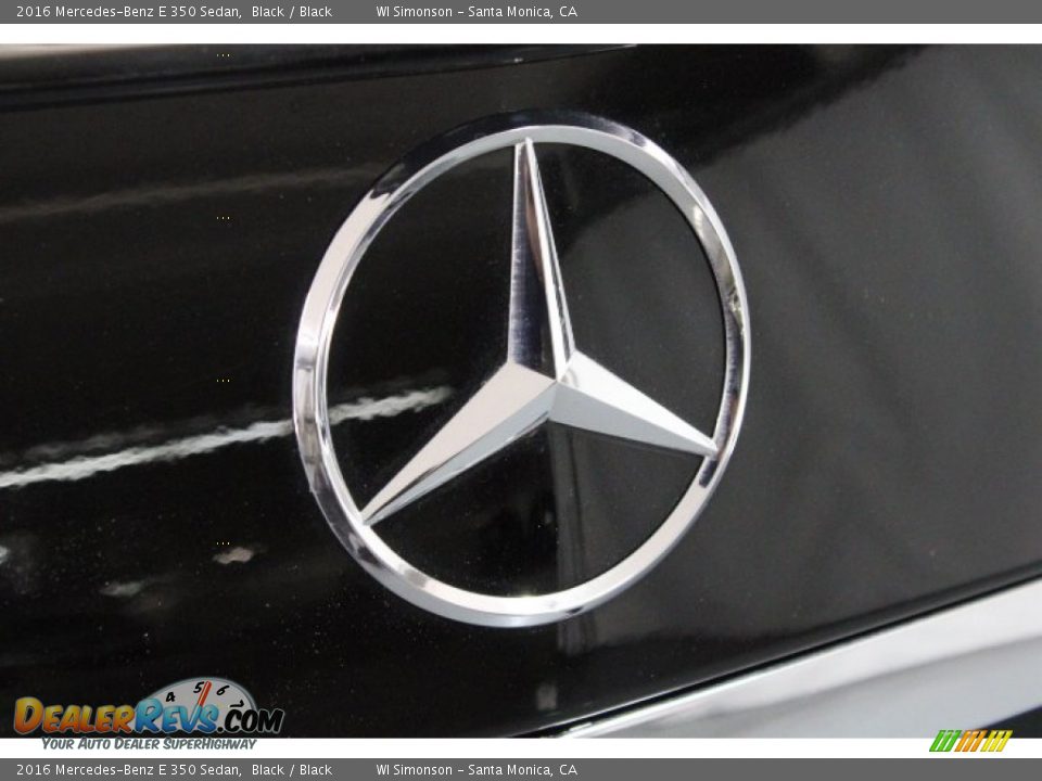 2016 Mercedes-Benz E 350 Sedan Black / Black Photo #36