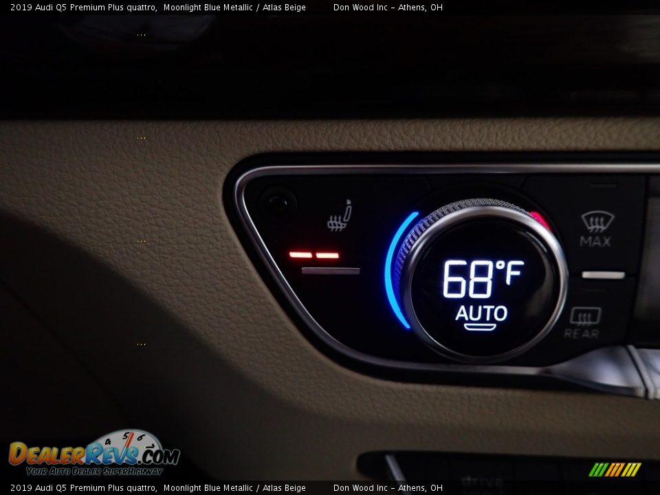 2019 Audi Q5 Premium Plus quattro Moonlight Blue Metallic / Atlas Beige Photo #5