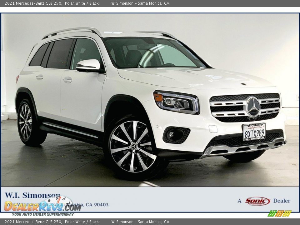 2021 Mercedes-Benz GLB 250 Polar White / Black Photo #1