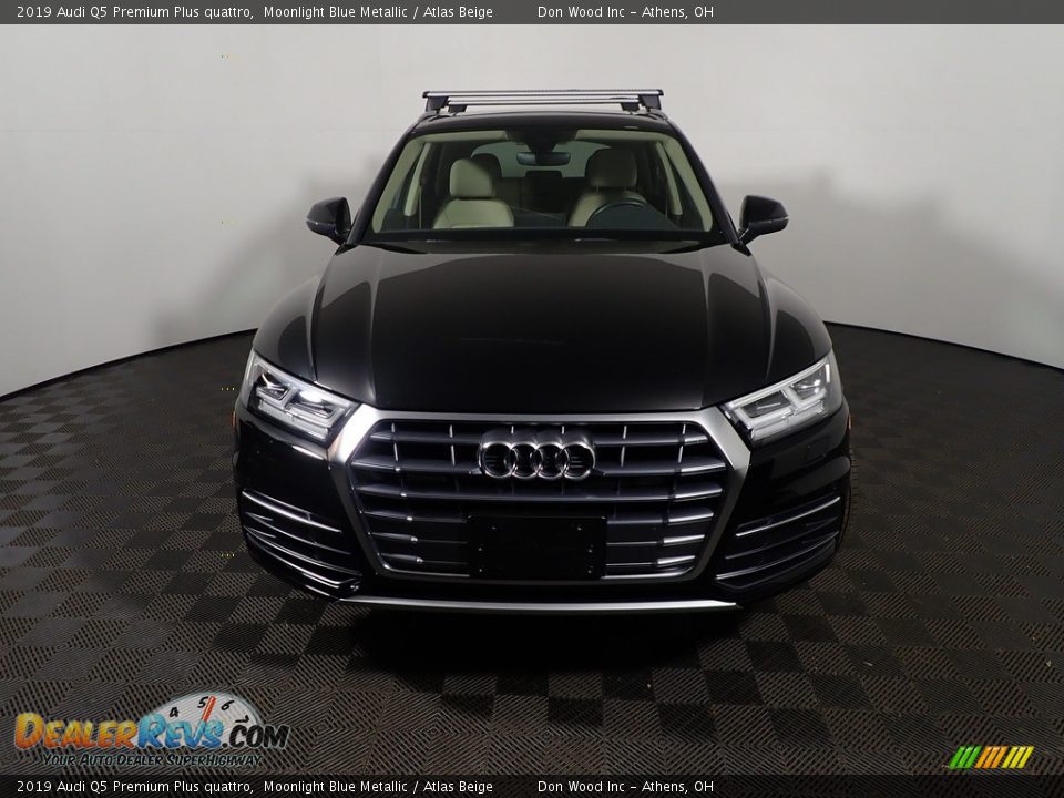 2019 Audi Q5 Premium Plus quattro Moonlight Blue Metallic / Atlas Beige Photo #8