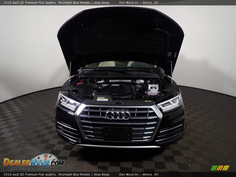 2019 Audi Q5 Premium Plus quattro Moonlight Blue Metallic / Atlas Beige Photo #9